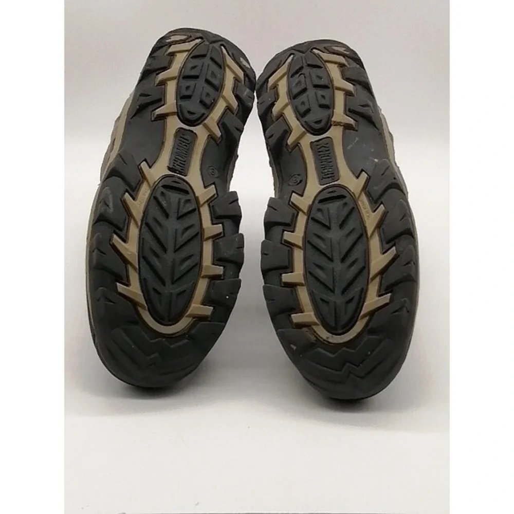 Khombu Boots Mens Cliff Brown 8 Cold Weather Shoe Lined Durable Zip Winter